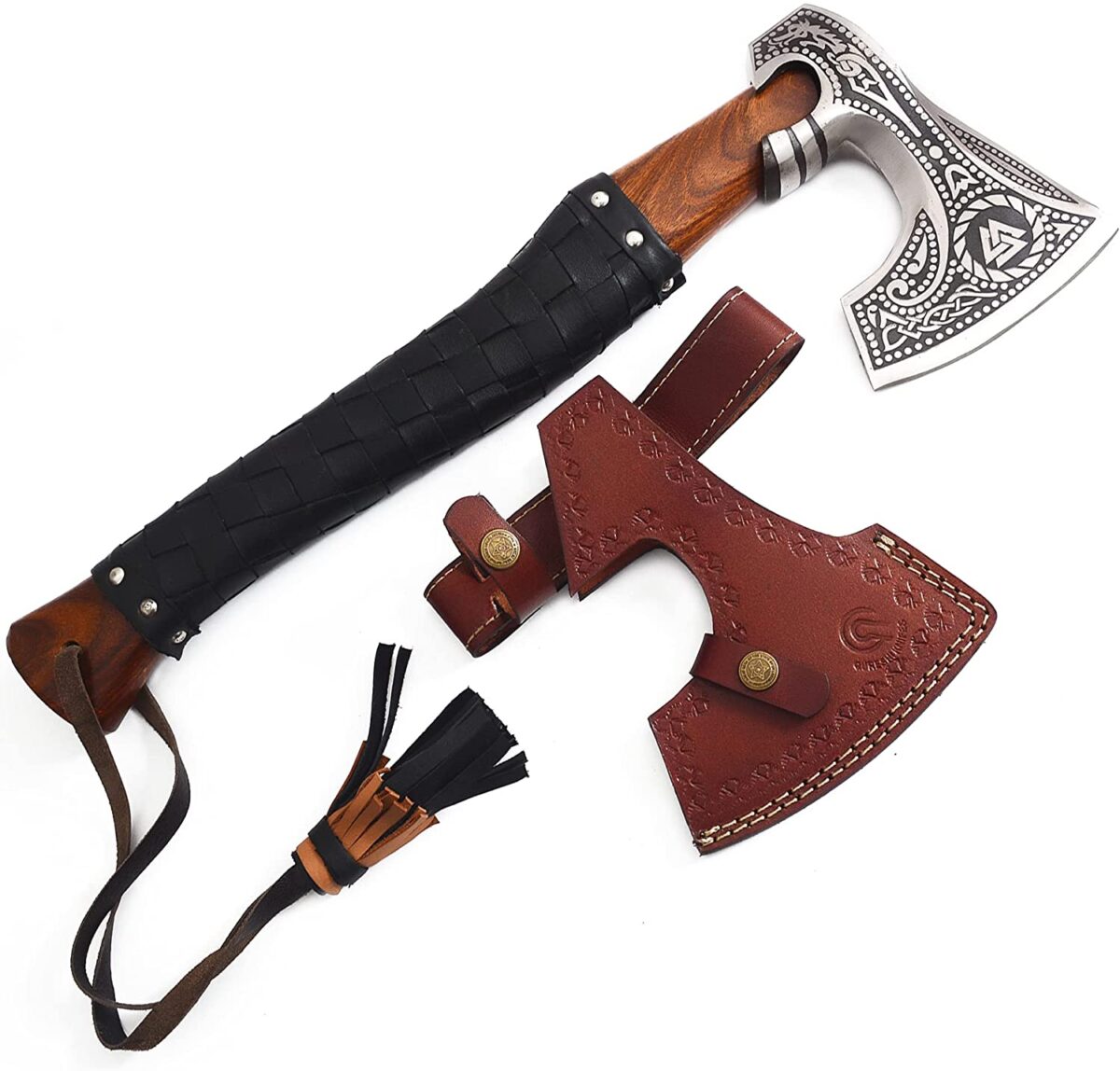 Viking-Axe-With-Leather-Sheath
