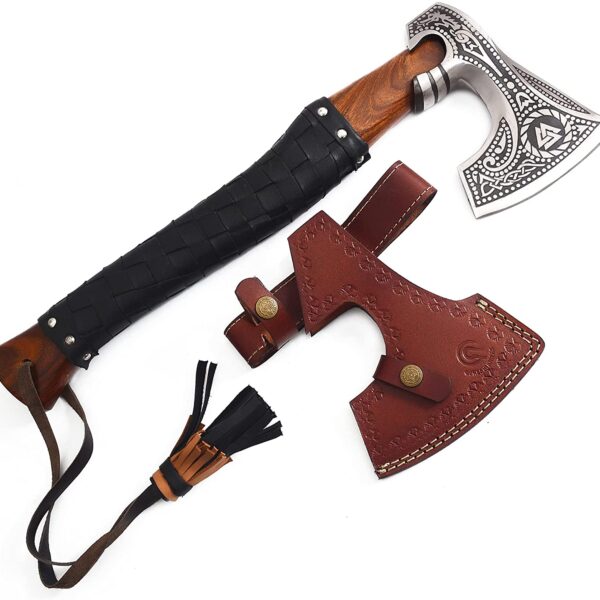 Viking-Axe-With-Leather-Sheath