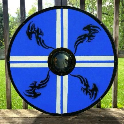 Antique Shield designer Dragon shield Battle Ready Viking Wooden shield designer
