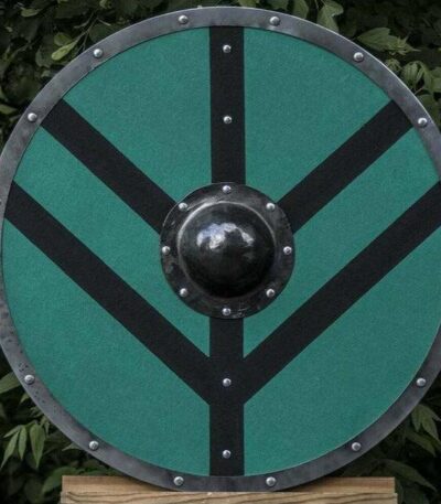 Holzerner Stahlschild Wikinger Runder Schild Rustung Schild