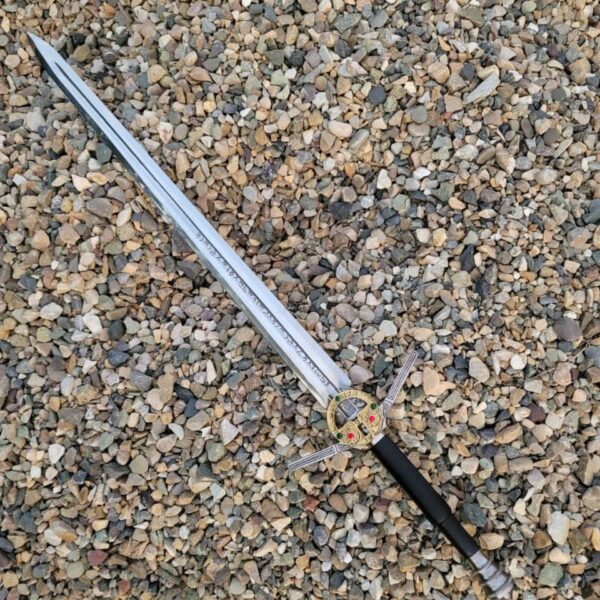 Fantasy Hero Brooch Sword
