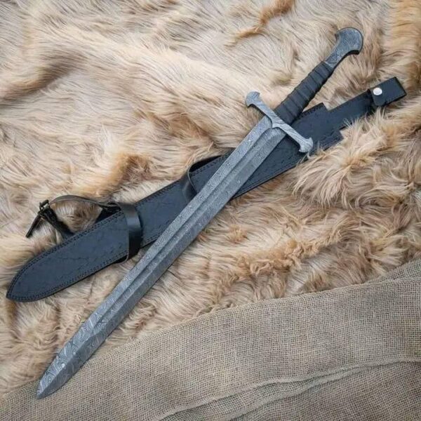 Handcrafted Damascus Steel Viking Sword