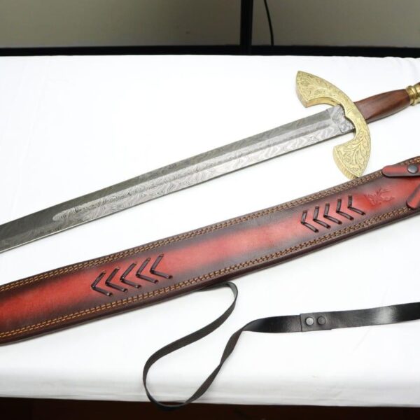 handmade-nordic-damascus-steel-sword