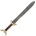 Brown Twisted Handle Sword