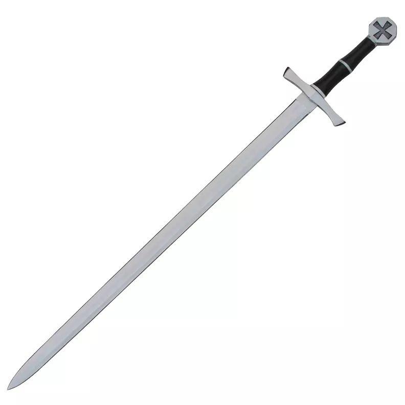 cross-chrome-sword Chrome Steeel Cross Sword - Image 1