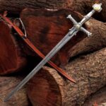 Handmade Damascus Steel king Solomon Sword