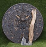Viking Medieval Shield & Axe Set