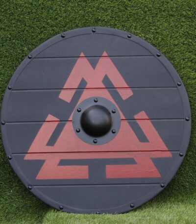 valknut knot of The slain Symbol Handmade Shield