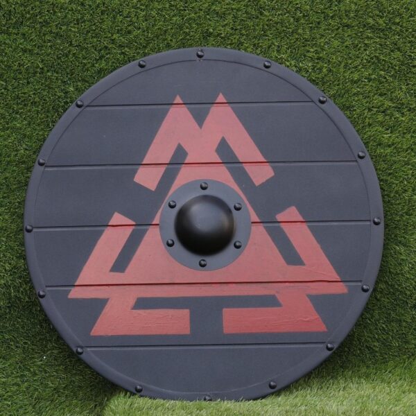 valknut knot of The slain Symbol Handmade Shield