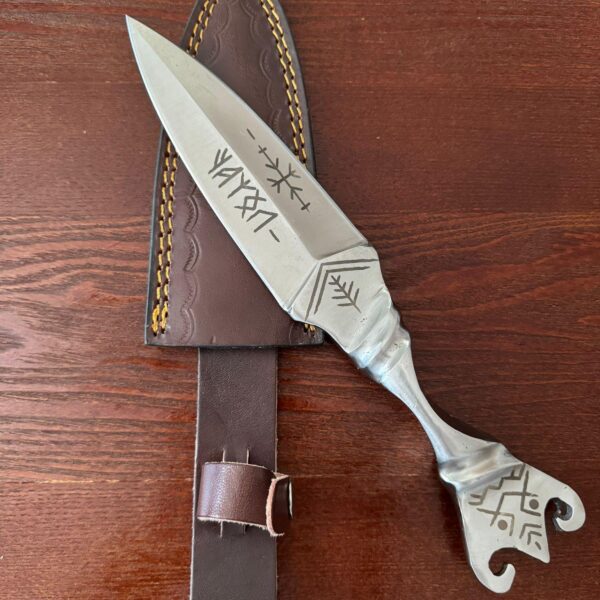 Hand-Forged Viking Runic Dagger